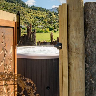 Relax in the spa at Abel Tasman lodge