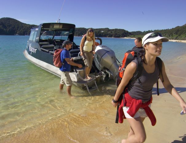 What to bring when getting off Water Taxi