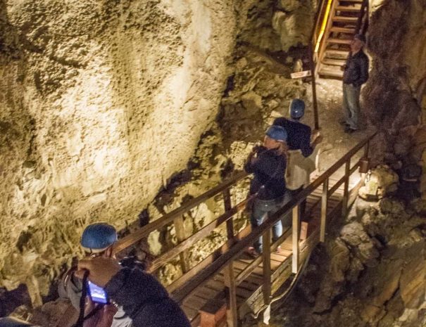 An inside view of Ngarua Caves